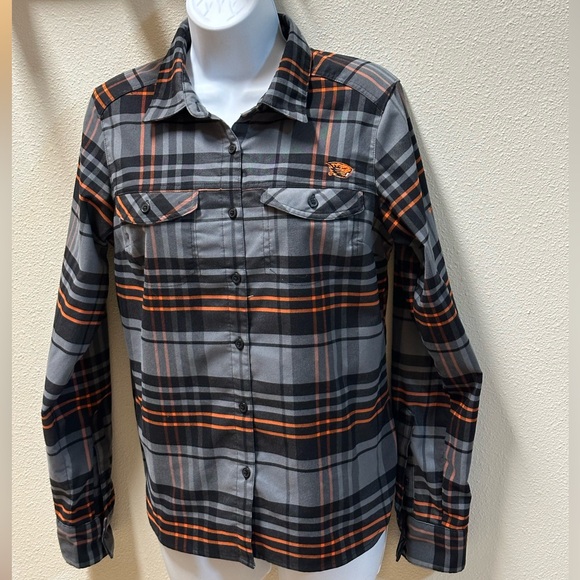 Columbia Oregon State University Beavers Button Shirt - Picture 3 of 7